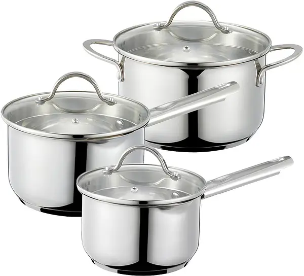 Kosmo Kastrullset 3 delar kastrull 1,5 2,0 gryta 3,0 L Dorre - bild 1
