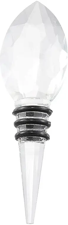 Glimmer Bottle stopper glas avlång grov 12 cm Dorre - bild 1