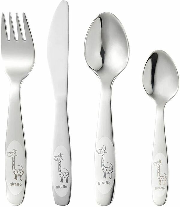Barnbestickset Giraff 4 delar Dorre - bild 1