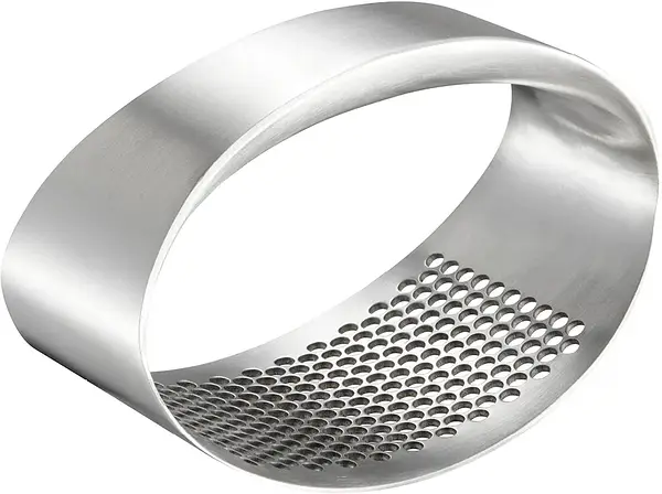 Garli Vitlökspress rostfritt stål 10x5,5 cm Dorre - bild 1