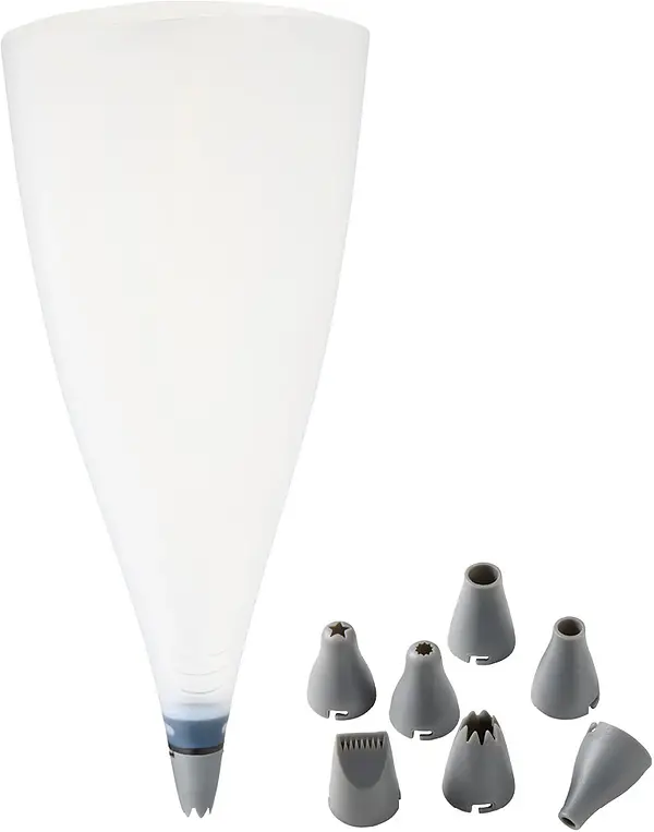 Cookie Spritsset silikon 8 munstycken plast Dorre - bild 1