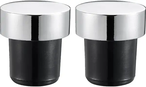 Valli Vinförslutare 2-p alu krom silicone Dorre - bild 1