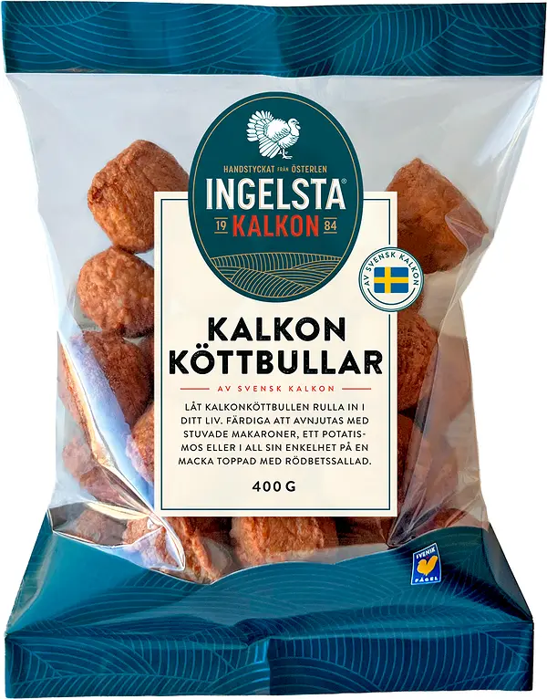 Kalkonköttbullar stekta Ingelsta Kalkon - bild 1