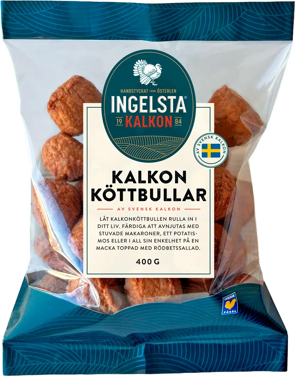 Kalkonköttbullar stekta Ingelsta Kalkon