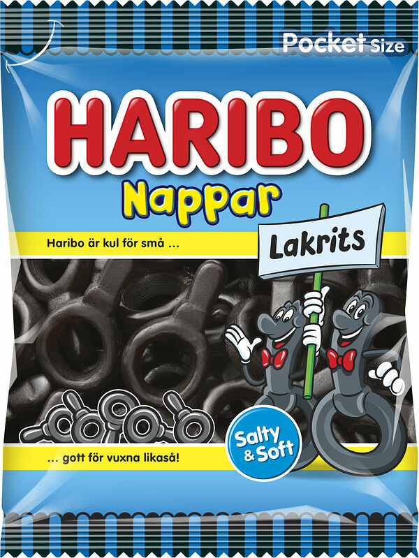 Lakritsnappar påse Haribo - bild 1