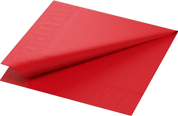 Servett 2 L Röd 33x33 cm Duni - bild 1