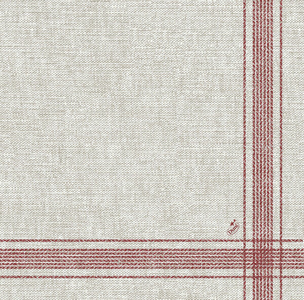 Servett Dunilin Cocina Vinröd 40x40 cm Duni - bild 1