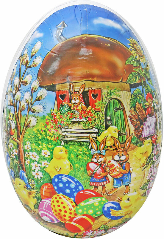 Påskägg papper med påskdekor 18 cm - bild 1