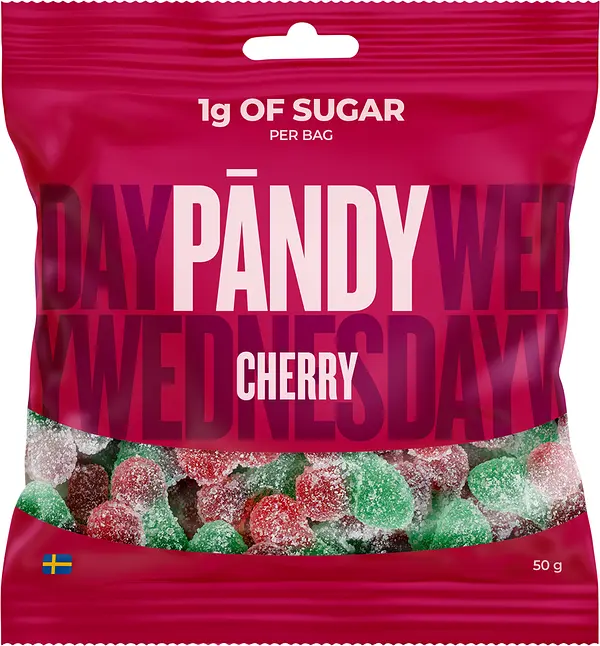 Pändy Cherry 50 g påse - bild 1