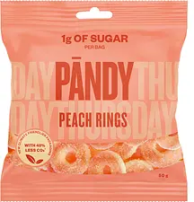 PÄNDY Peach Rings 50 g påse
