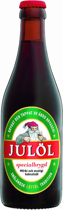 Jullättöl mörkt klass 1 glas Åbro - bild 1