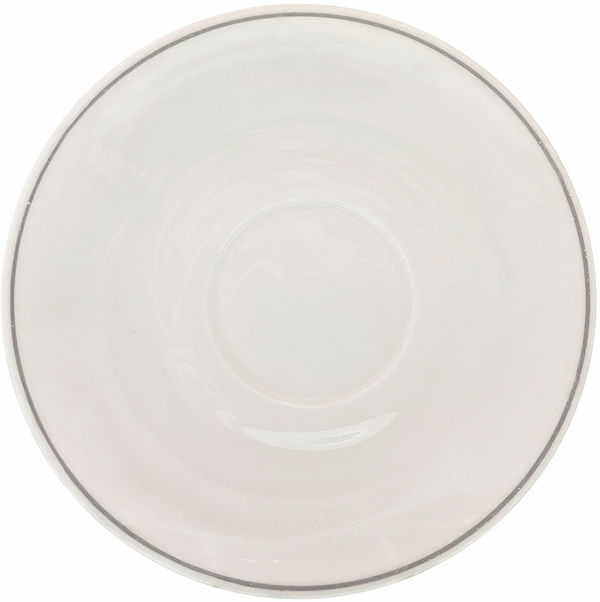 Kaffefat 14 cm grå rand Acropal - bild 1