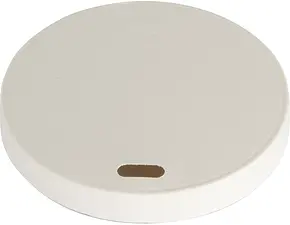 Lock 8 cm vit papper till bägare 24 cl Abena