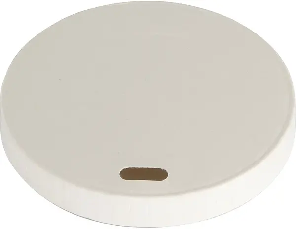 Lock 8 cm vit papper till bägare 24 cl Abena - bild 1