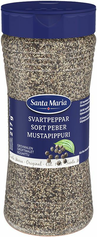 Svartpeppar Grovmalen allburk Santa Maria - bild 1