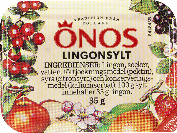Lingonsylt portion Önos - bild 1