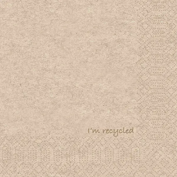 Servett Im Recycled 2 L 33x33 cm Duni - bild 1