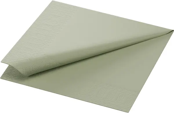 Servett 2 L Pistaschgrön 33x33 cm Duni - bild 1