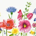 Servett 3 L Flowy Meadow 33x33 cm Duni