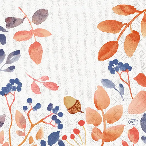Servett 3 L Autumn Gradient 33x33 cm Duni - bild 1