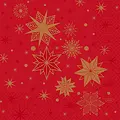 Servett 3 L Stargazing Red 33x33 cm Duni