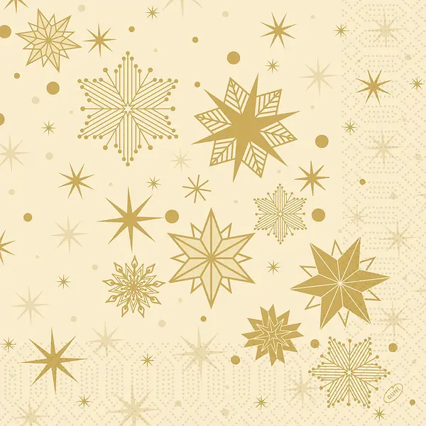 Servett 3 L Stargazing Cream 40x40 cm Duni - bild 1