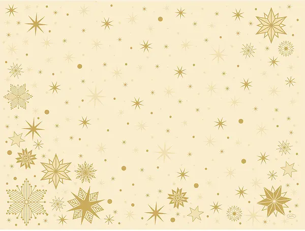 Tablett Bio Dunicel Stargazing Cream 30x40 cm Duni - bild 1