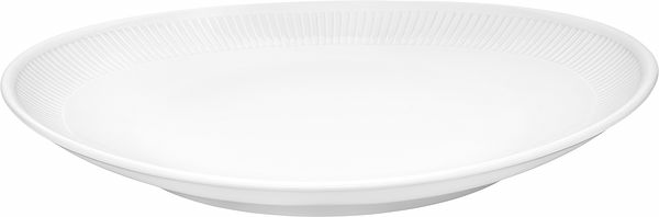 Plisse steaktallrik oval vit 29,5 cm Pillivuyt - bild 1
