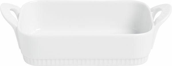 Toulouse fat rektangulärt vit 16 cm 40 cl Pillivuyt - bild 1