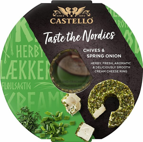 Castello® Färskost ring Taste Nordics gräslök & vårlök - bild 1