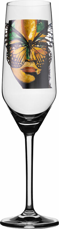 Champagneglas 30 cl Golden Butterfly Carolina Gynning - bild 1