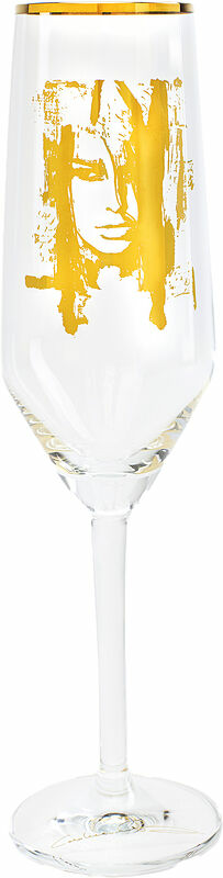 Champagneglas 30 cl Wild Woman Gold Edition Carolina Gynning - bild 1