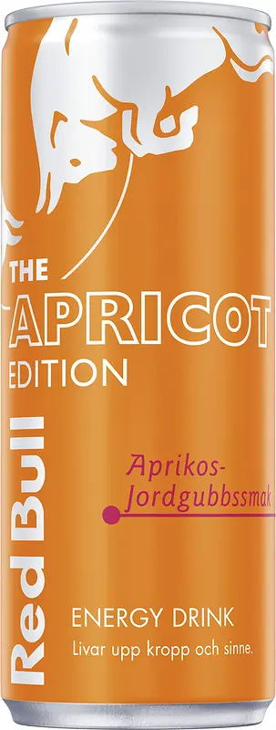 Red Bull Energy Drink Apricot Edition Aprikos- Jordgubb burk - bild 1