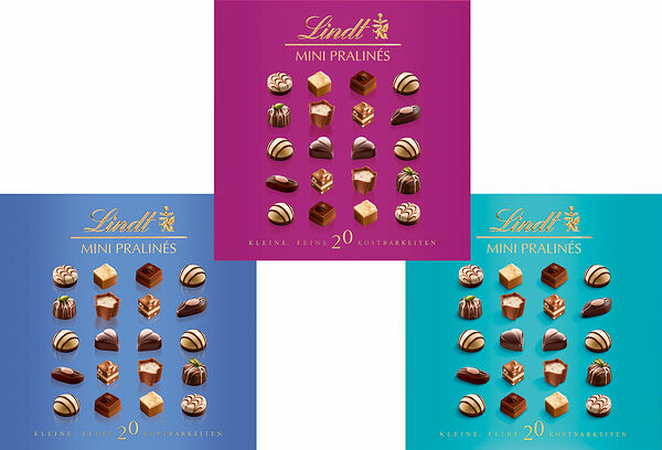 Mini Pralinés 3 färger Lindt - bild 1