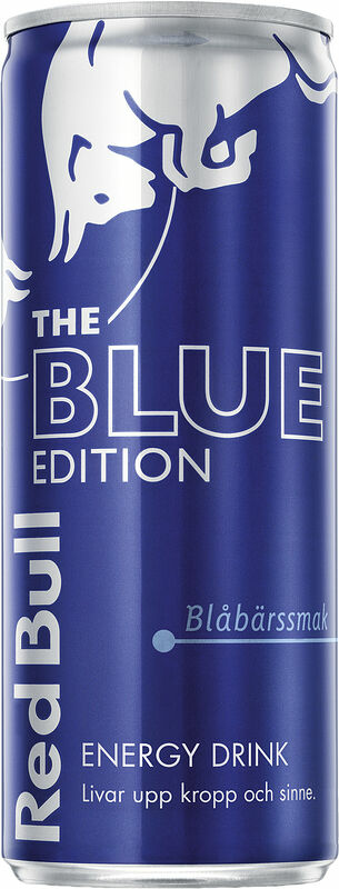 Red Bull Energy Drink Blue Edition Blåbär burk - bild 1