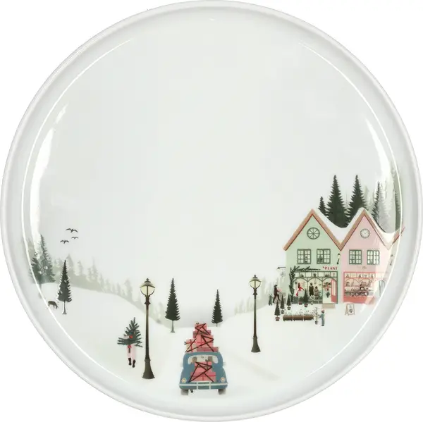 Vinter Tallrik Flat rak kant 20 cm Pillivuyt - bild 1