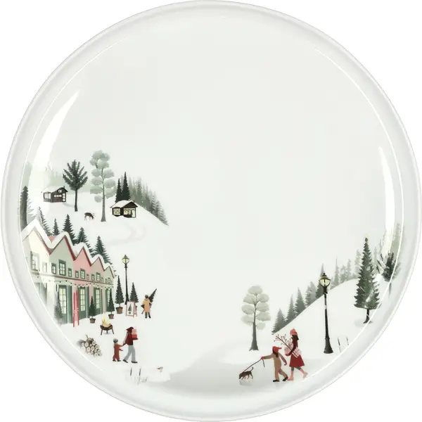 Vinter Tallrik Flat rak kant 26 cm Pillivuyt - bild 1