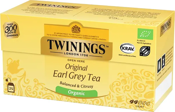 Te Twinings 25p Earl Grey Organic - bild 1