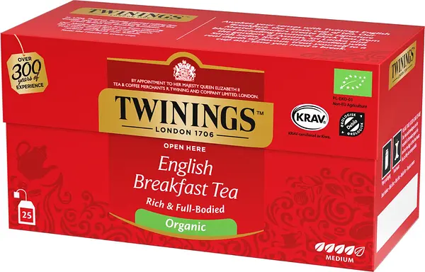 Te Twinings 25p English Breakfast Organic - bild 1