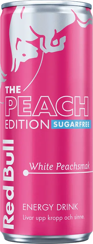 Red Bull Energy Drink Peach Edition White Peach burk - bild 1