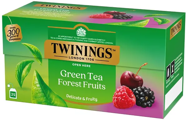 Te Twinings 25p Green Tea & Forest Fruits - bild 1