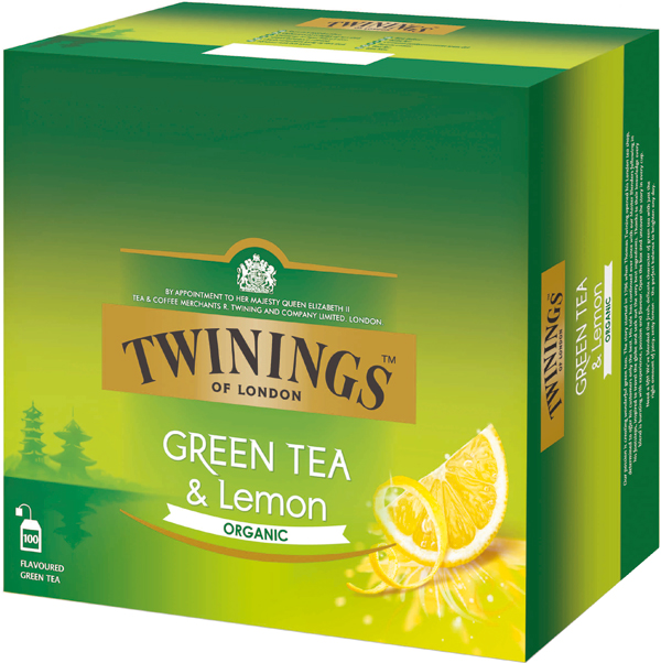 Te Twinings 100p Green Tea & Lemon Organic - bild 1