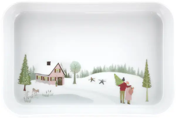 Vinter Fat rektangulärt 18x12 cm Pillivuyt - bild 1