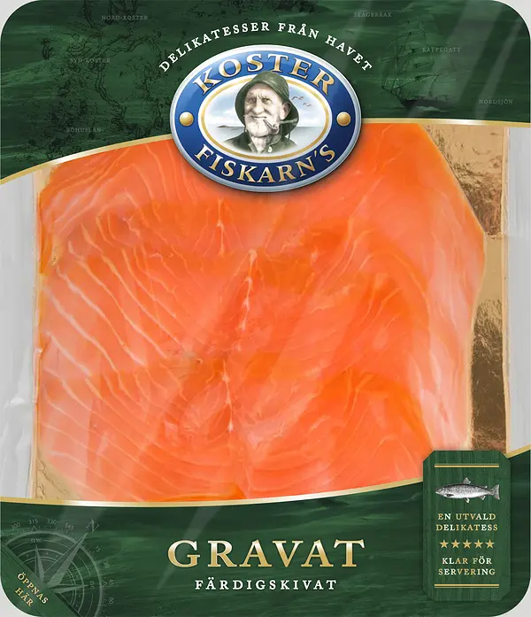 Gravad lax skivad ASC Kosterfiskarn - bild 1