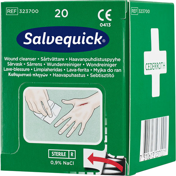 Sårtvättare refill 20-pack Salvequick - bild 1