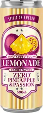 Lemonade Pineapple Passion Zero Sugar Spirit of Sweden