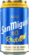 Alkoholfri öl Radler 0,0% burk San Miguel