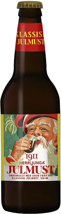 Julmust Klassisk glas 33 cl 1911 Herrljunga - bild 1