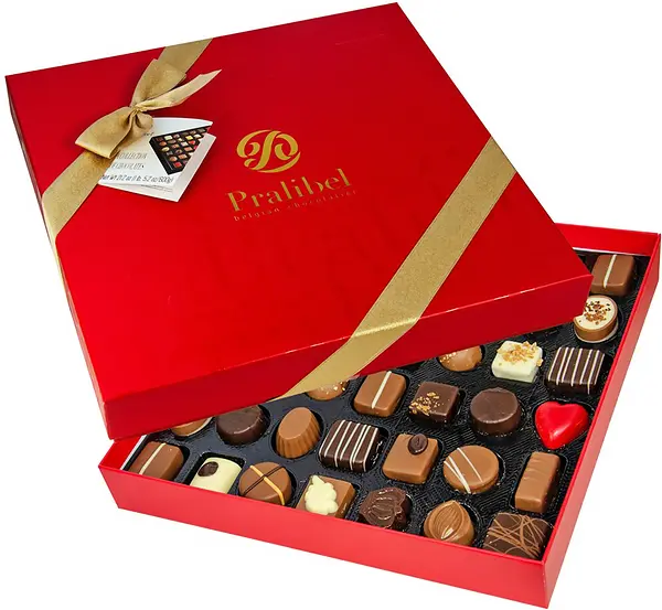 Pralibel Belgian chocolatier Red Box Luxe - bild 1