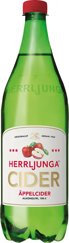 Äppelcider Alkoholfri 0,5% å-pet Herrljunga - bild 1